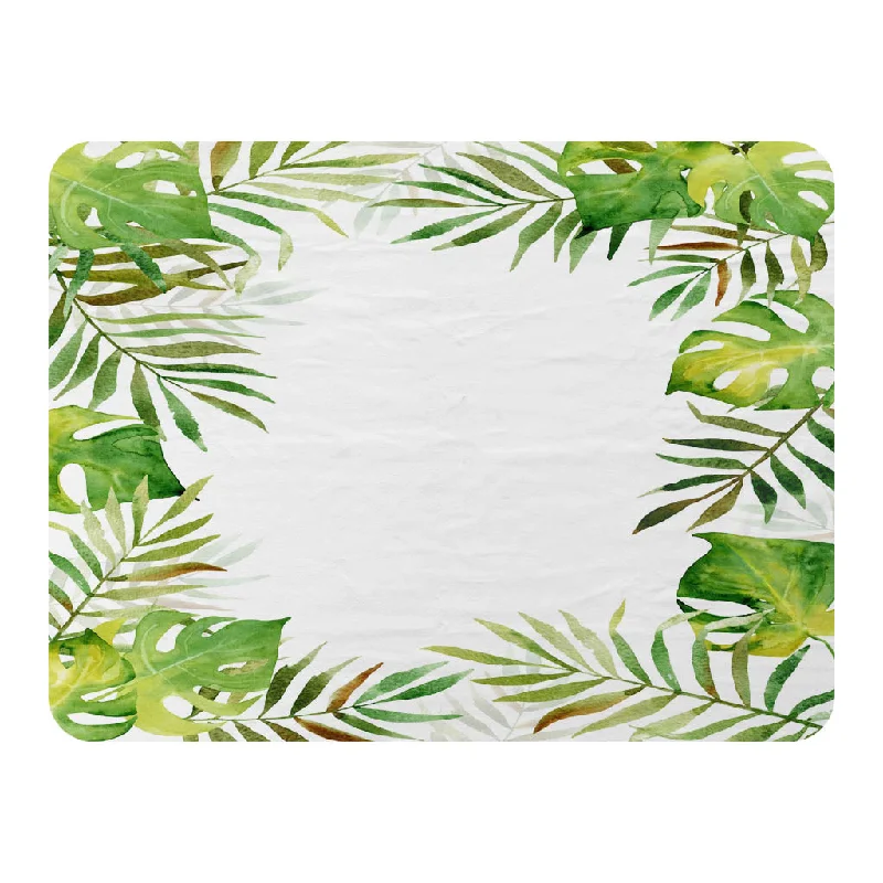 Recycled polyester blankets for an eco - conscious optionBotanical (Blanket)