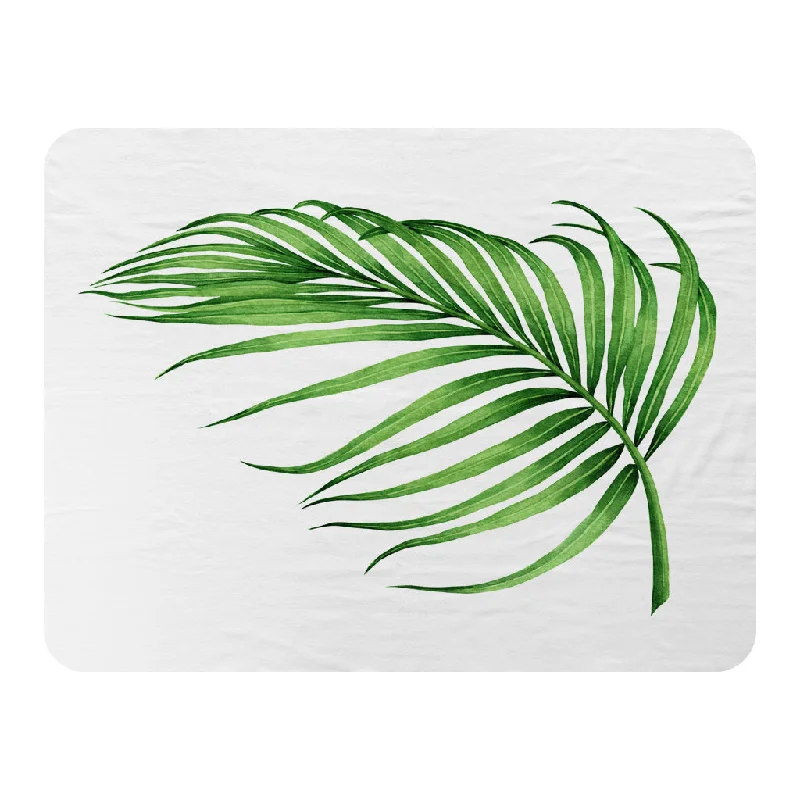Bamboo fiber blankets with natural antibacterial propertiesBotanical Leaf (Blanket)