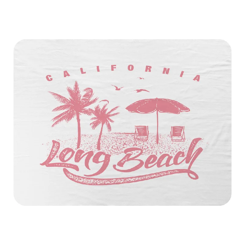 Chenille blankets with a thick and fuzzy textureCali Long Beach (Blanket)