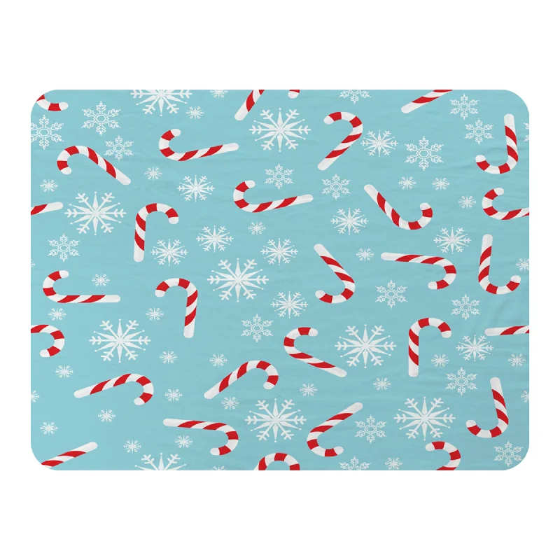 Synthetic fiber blend blankets for a budget - friendly choiceCandy canes and snowflakes (blanket) Synthetic fiber blend blankets for a budget - friendly choiceCandy canes and snowflakes (blanket)