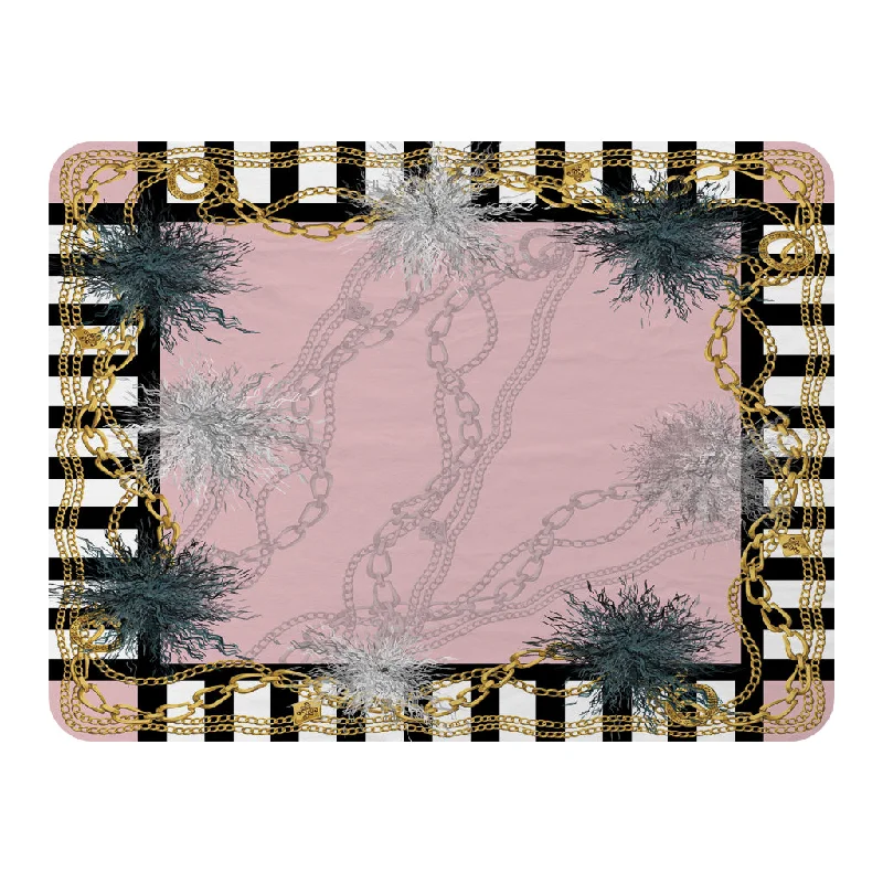 Cotton blankets for breathability and a lightweight feelChains (Blanket)