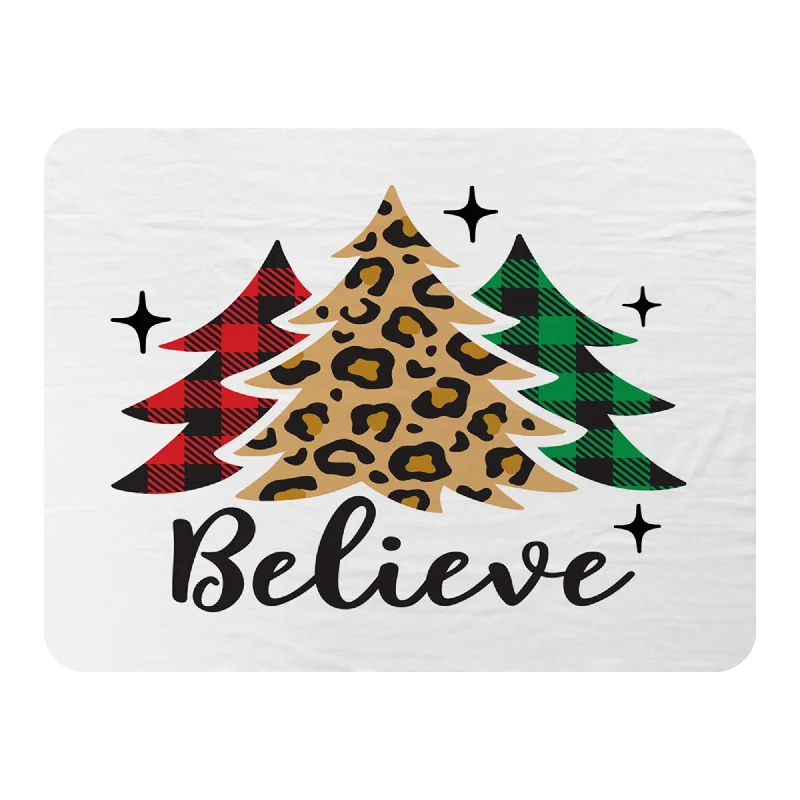 Queen - size blankets for standard - sized bedsChristmas trees with leopard print (blanket) Queen - size blankets for standard - sized bedsChristmas trees with leopard print (blanket)