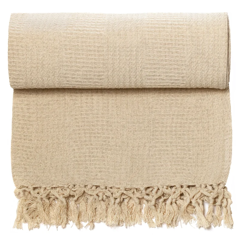 Alpaca wool blankets for a hypoallergenic and warm optionCorfu Striped Throws