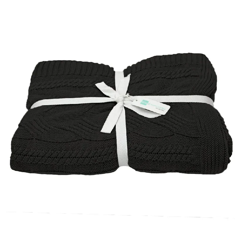 Recycled polyester blankets for an eco - conscious optionBeechworth Organic Cotton Knit Throw Recycled polyester blankets for an eco - conscious optionBeechworth Organic Cotton Knit Throw