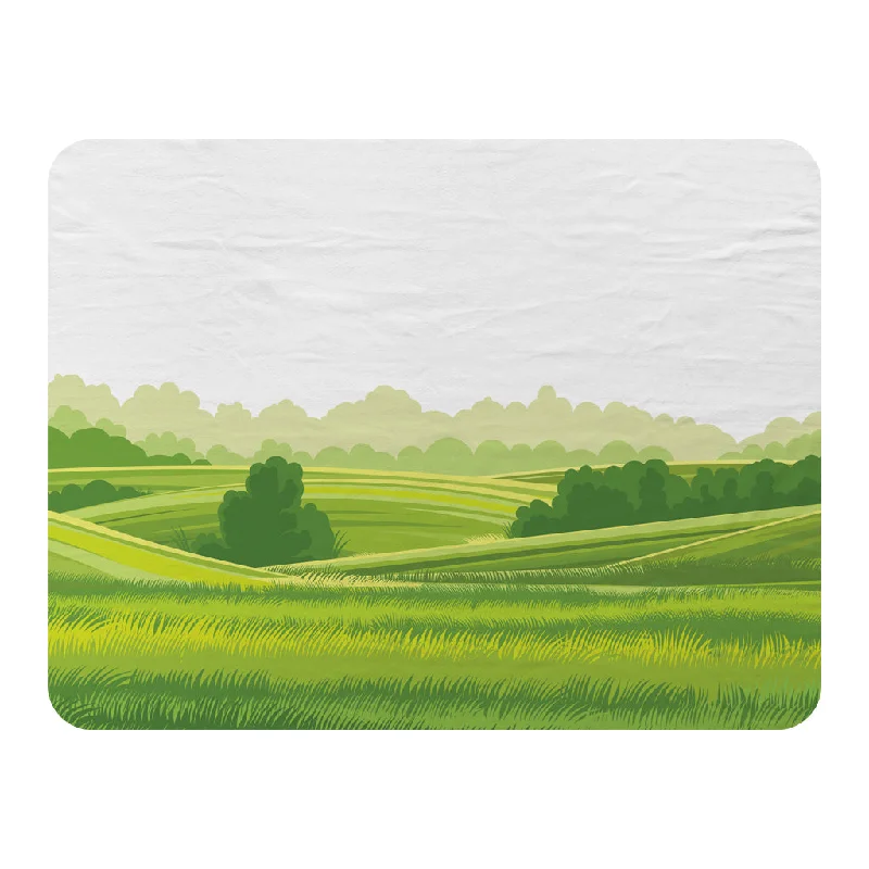 King - size blankets to cover large beds comfortablycountryside landscape illustration (Blanket) King - size blankets to cover large beds comfortablycountryside landscape illustration (Blanket)