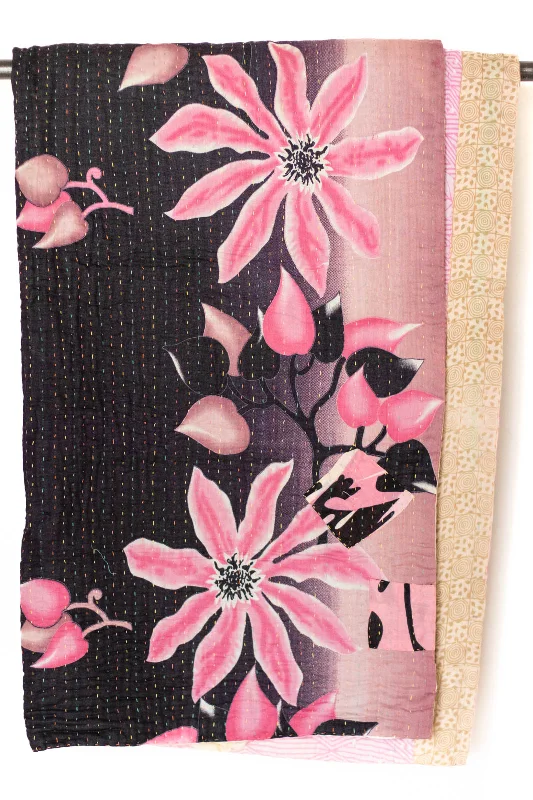 Cashmere blankets for ultimate softness and luxuryCreate No. 9 Kantha Large Throw