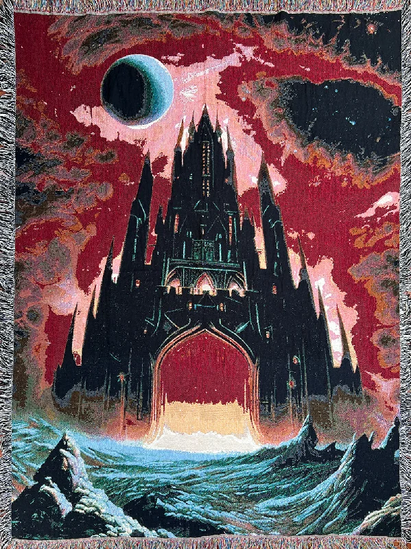 Recycled polyester blankets for an eco - conscious optionDeath Castle Blanket
