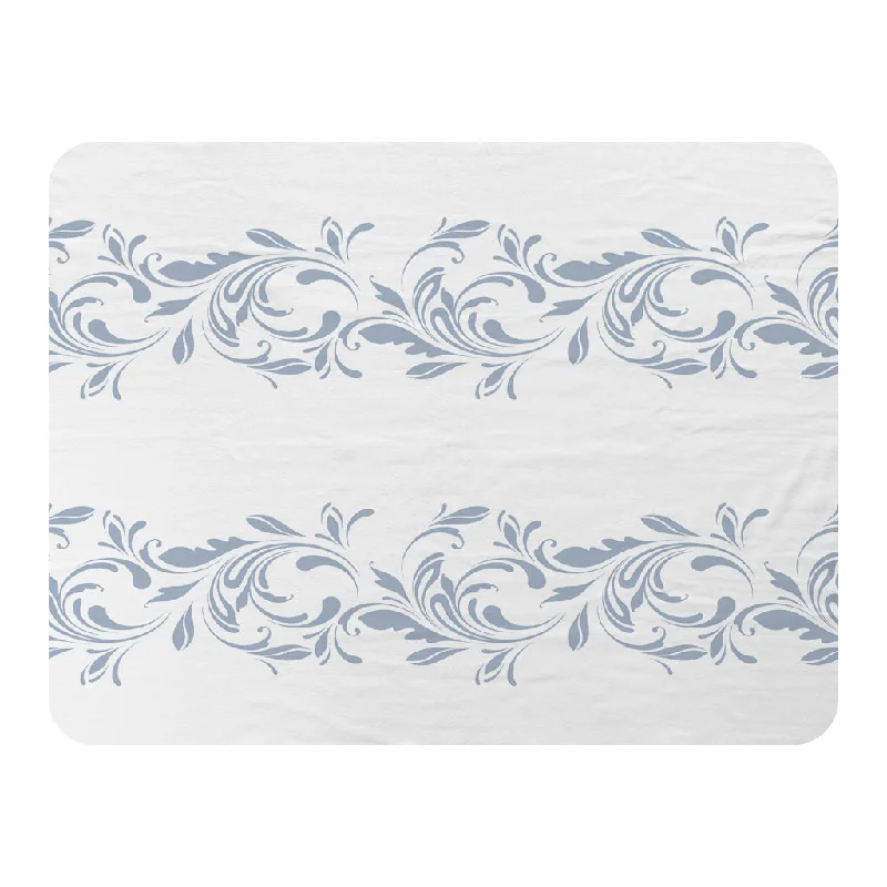 Chenille blankets with a thick and fuzzy textureDecorative swirls and flowers (Blanket) Chenille blankets with a thick and fuzzy textureDecorative swirls and flowers (Blanket)
