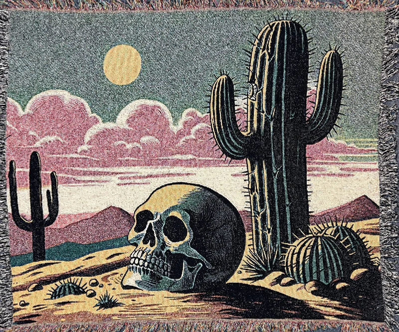 King - size blankets to cover large beds comfortablyDesert Skull Blanket