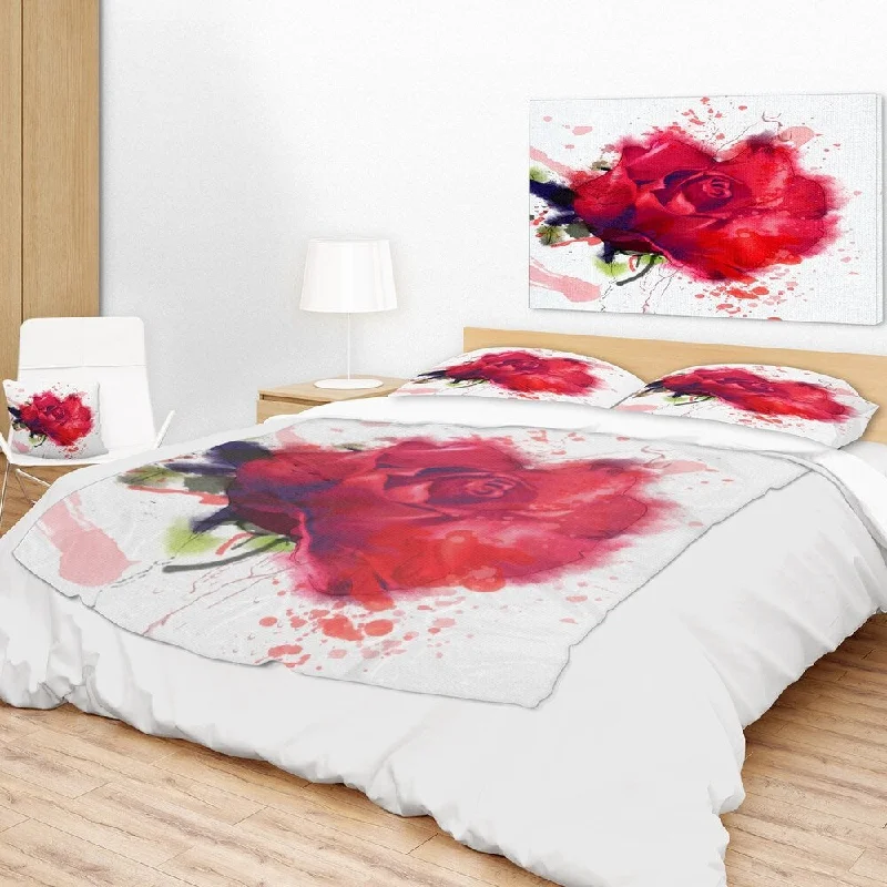 King - size blankets to cover large beds comfortablyDesignart 'Beautiful Bright Red Rose' Floral Throw Blanket King - size blankets to cover large beds comfortablyDesignart 'Beautiful Bright Red Rose' Floral Throw Blanket