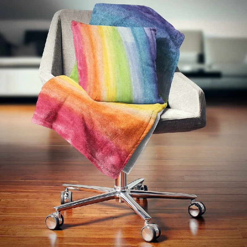 Acrylic blankets for a soft and affordable alternativeDesignart 'Flowing Rainbow Colors' Abstract Throw Blanket Acrylic blankets for a soft and affordable alternativeDesignart 'Flowing Rainbow Colors' Abstract Throw Blanket