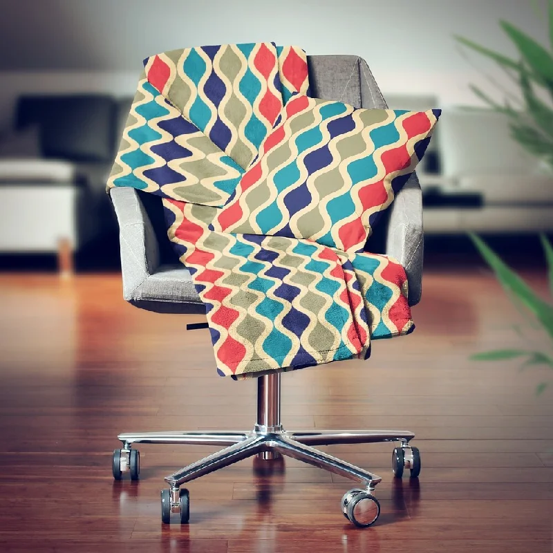 Microfiber blankets that are durable and easy to care forDesignart' Retro Ornamental Design VI' Modern Throw Blanket - 71x59 Microfiber blankets that are durable and easy to care forDesignart' Retro Ornamental Design VI' Modern Throw Blanket - 71x59