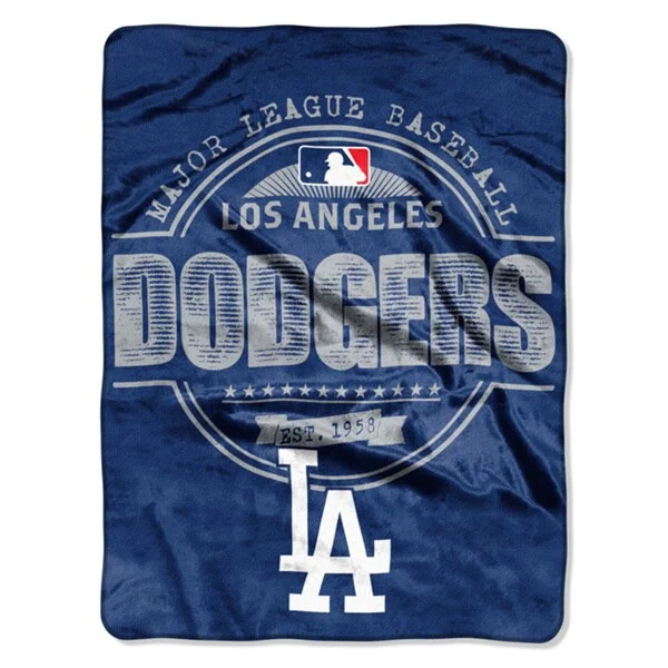 King - size blankets to cover large beds comfortablyDodgers Structure Micro Throw Blanket