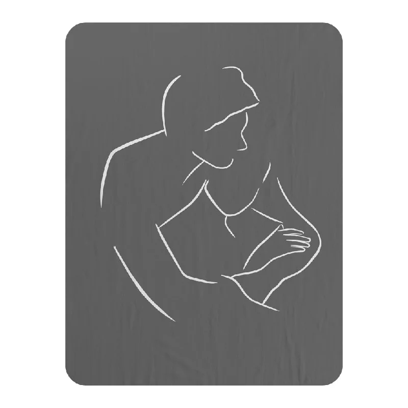 Mohair blankets with a unique sheen and softnessDrawing of a couple in one line (Blanket) Mohair blankets with a unique sheen and softnessDrawing of a couple in one line (Blanket)