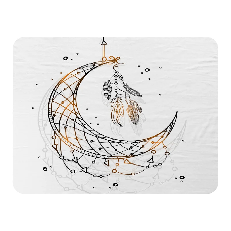 King - size blankets to cover large beds comfortablyDream Catcher with Crescent Moon (Blanket) King - size blankets to cover large beds comfortablyDream Catcher with Crescent Moon (Blanket)
