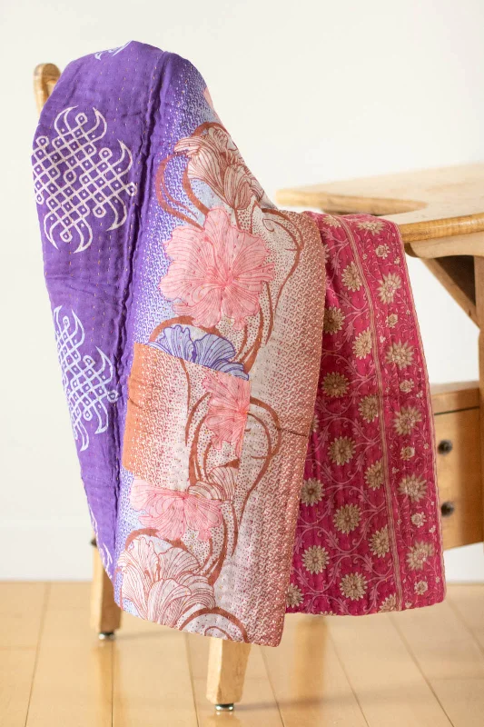 Synthetic fiber blend blankets for a budget - friendly choiceDreamy No. 4 Kantha Mini Blanket Synthetic fiber blend blankets for a budget - friendly choiceDreamy No. 4 Kantha Mini Blanket