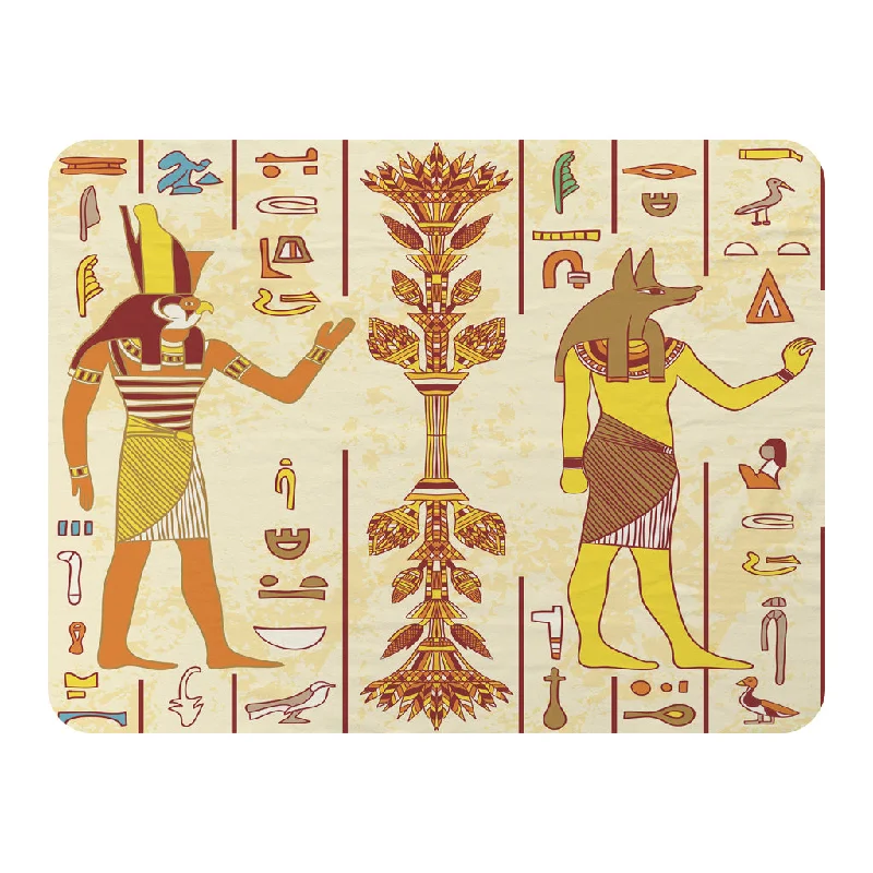 Bamboo fiber blankets with natural antibacterial propertiesEgyptian Gods & Ancient Egyptian Hieroglyphs (Blanket) Bamboo fiber blankets with natural antibacterial propertiesEgyptian Gods & Ancient Egyptian Hieroglyphs (Blanket)