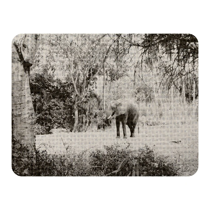 Mohair blankets with a unique sheen and softnessElephant jungle (Blanket)