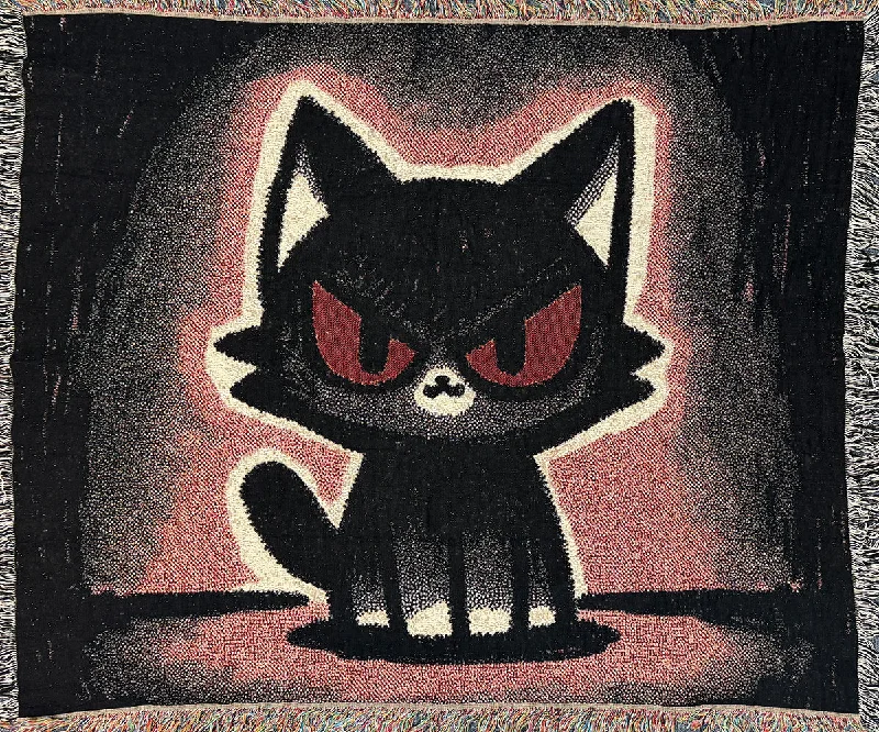 King - size blankets to cover large beds comfortablyEvil Kitty Blanket