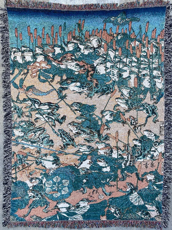 Microfiber blankets that are durable and easy to care forKyosai Fashionable Battle Of The Frogs Blanket Microfiber blankets that are durable and easy to care forKyosai Fashionable Battle Of The Frogs Blanket