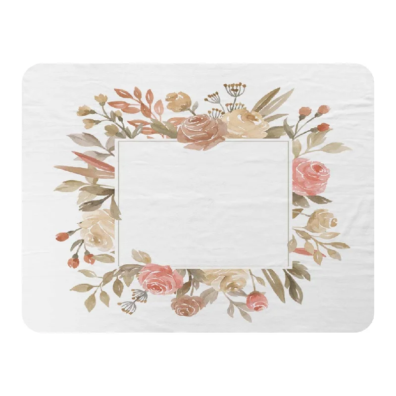 Silk blankets with a smooth and elegant touchFlower Border (Blanket)
