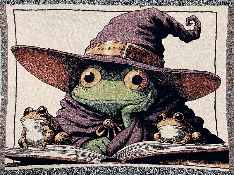 Bamboo fiber blankets with natural antibacterial propertiesFrog Mage Blanket