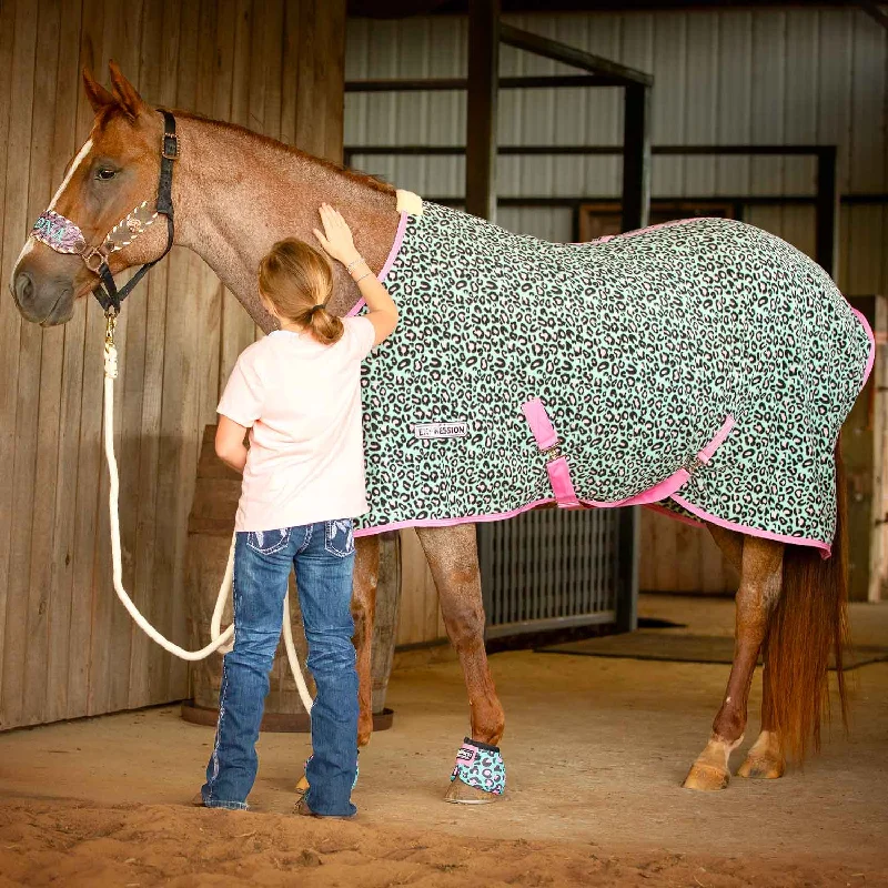 Linen blankets with a rustic and textured lookIn Stock Now! Jeffers Expression Standard Neck Fleece Cooler, Party Cheetah Linen blankets with a rustic and textured lookIn Stock Now! Jeffers Expression Standard Neck Fleece Cooler, Party Cheetah