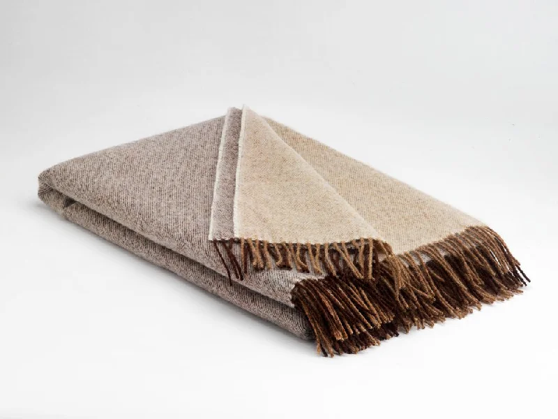 Cashmere blankets for ultimate softness and luxuryLatte Wool Throw