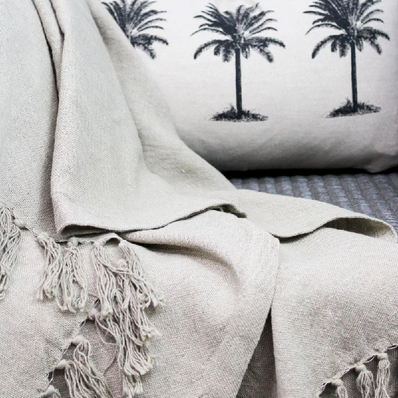 Microfiber blankets that are durable and easy to care forLinen Cotton Throws