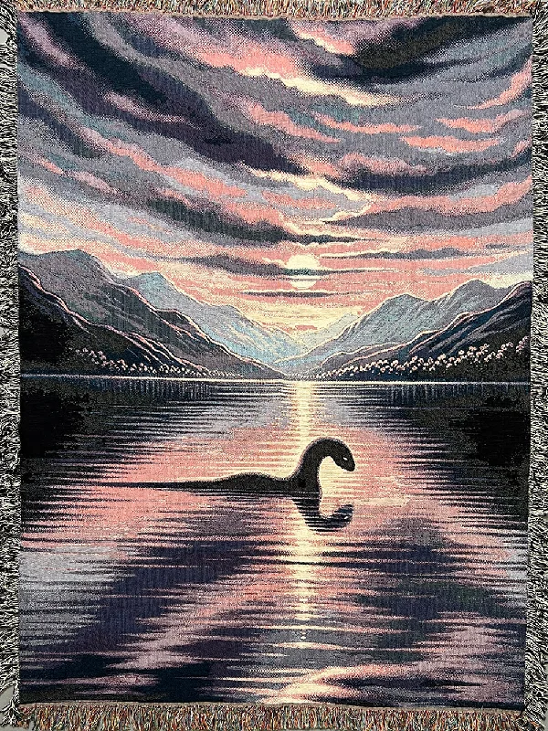 Chenille blankets with a thick and fuzzy textureLoch Ness Blanket