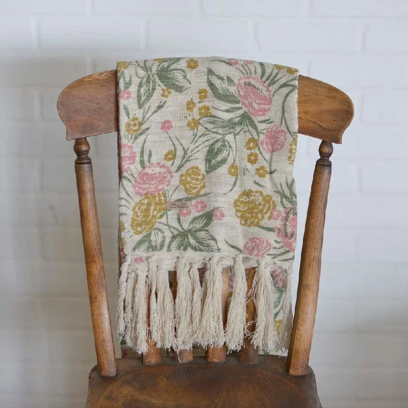 Synthetic fiber blend blankets for a budget - friendly choiceMadeline Floral Printed Woven Throw 60x50 Synthetic fiber blend blankets for a budget - friendly choiceMadeline Floral Printed Woven Throw 60x50