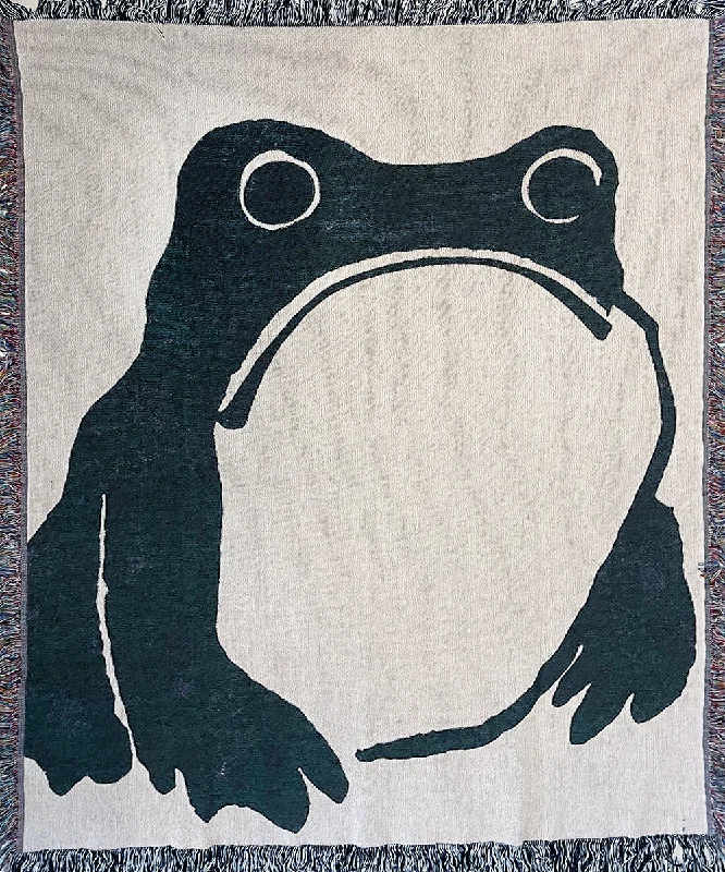 King - size blankets to cover large beds comfortablyMatsumoto Hoji Frog Blanket