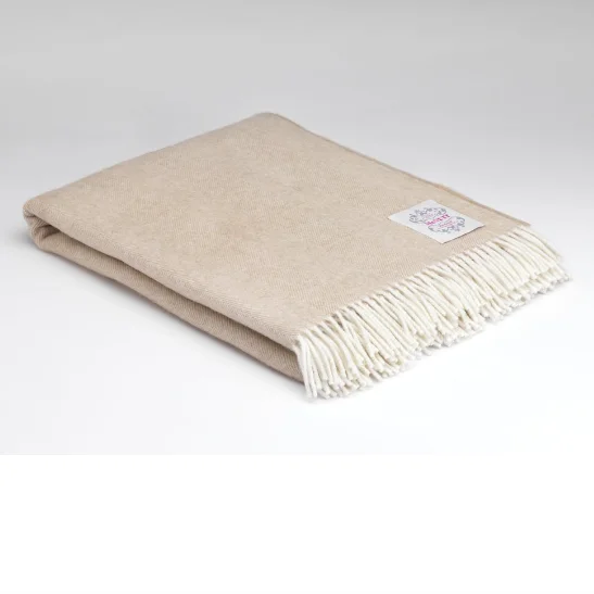 Queen - size blankets for standard - sized bedsMcNutt Basswood Merino Throw