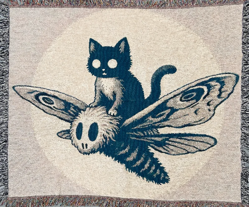 Synthetic fiber blend blankets for a budget - friendly choiceMoth Cat Blanket