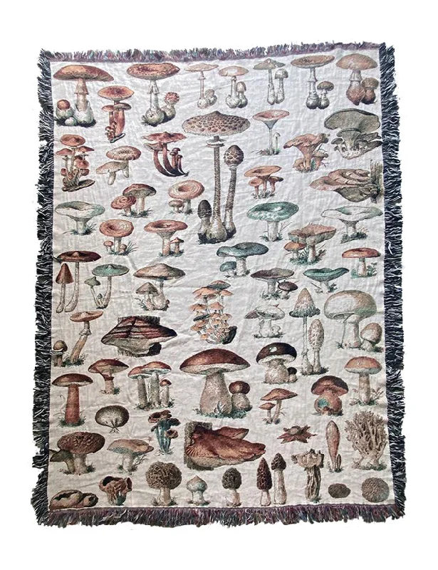 Wool blankets with natural warmth and insulationMushroom Blanket