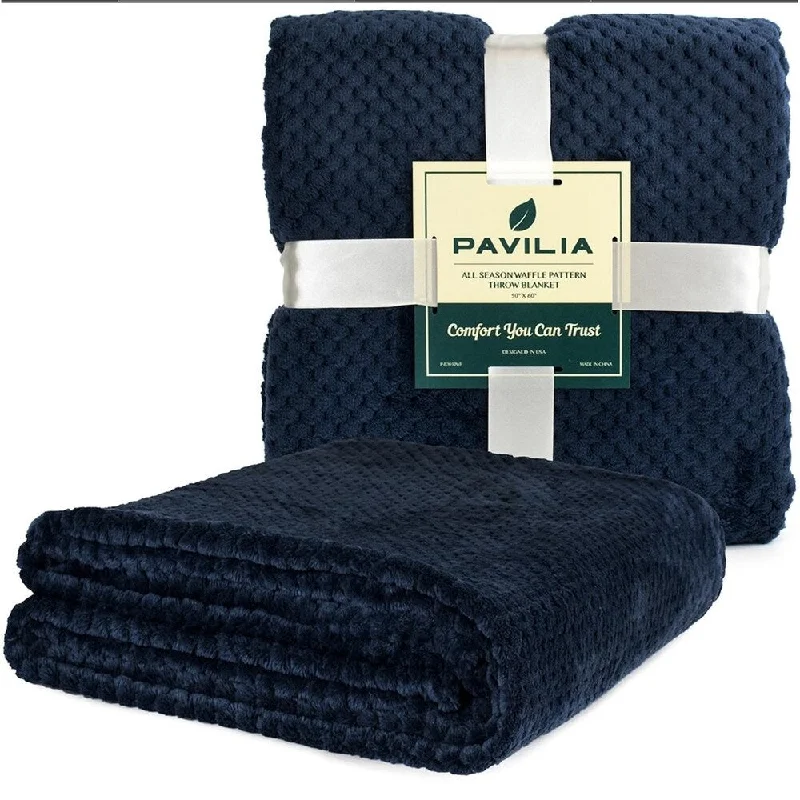 Alpaca wool blankets for a hypoallergenic and warm optionNavy Waffle Knit Throw Blanket 50" x 60" Alpaca wool blankets for a hypoallergenic and warm optionNavy Waffle Knit Throw Blanket 50" x 60"