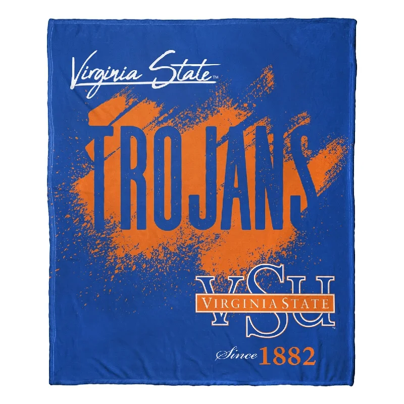 Chenille blankets with a thick and fuzzy textureNCAA School Tradition Virginia State Trojans Silk Touch Throw Blanket Chenille blankets with a thick and fuzzy textureNCAA School Tradition Virginia State Trojans Silk Touch Throw Blanket
