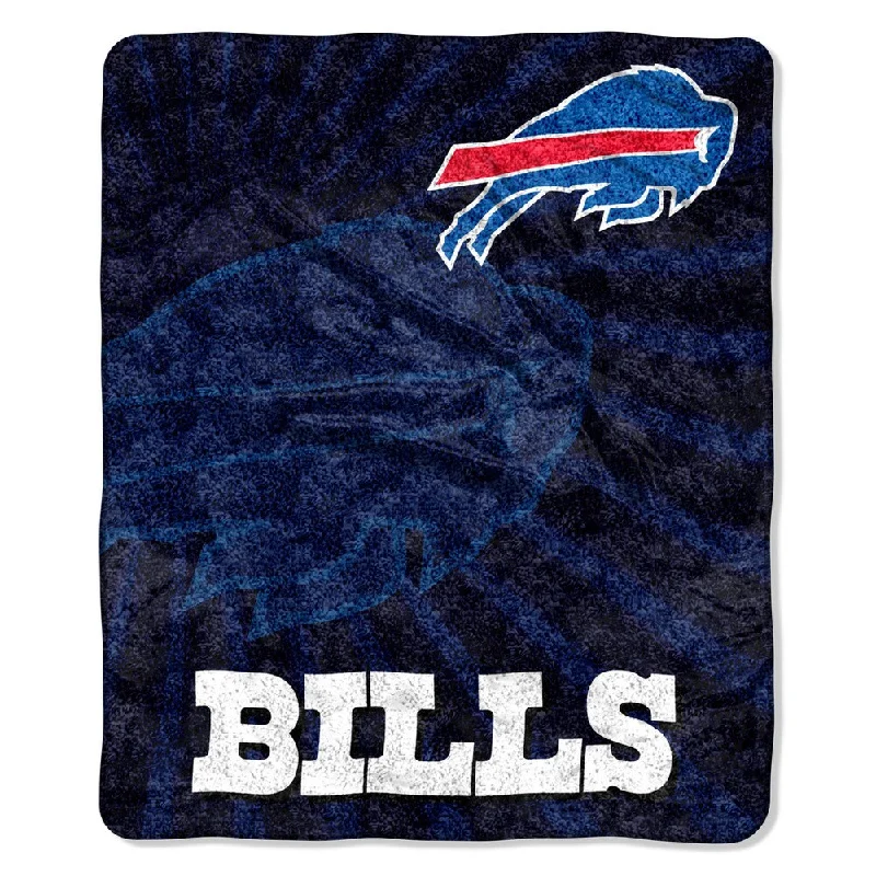 Recycled polyester blankets for an eco - conscious optionNFL 065 Bills Sherpa Strobe Throw Recycled polyester blankets for an eco - conscious optionNFL 065 Bills Sherpa Strobe Throw