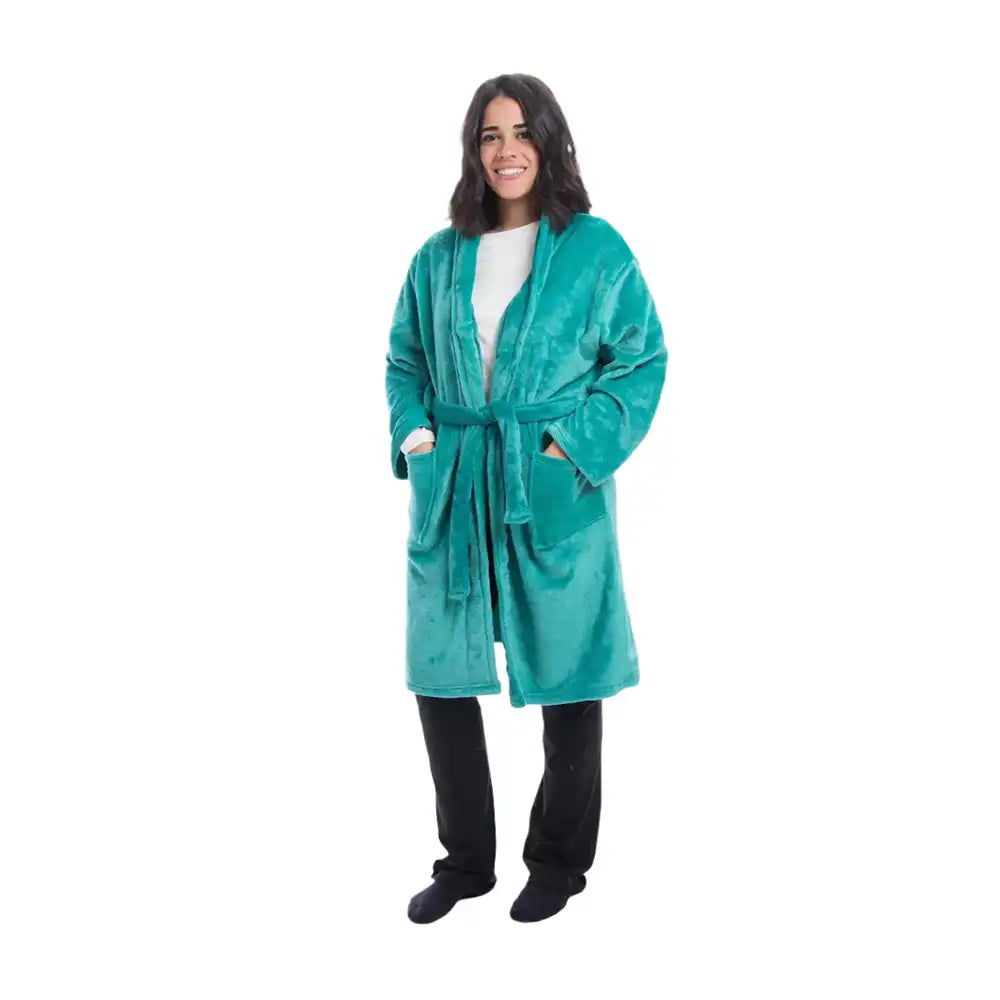 Wool blankets with natural warmth and insulationFleece Robe ( M , L , XL )
