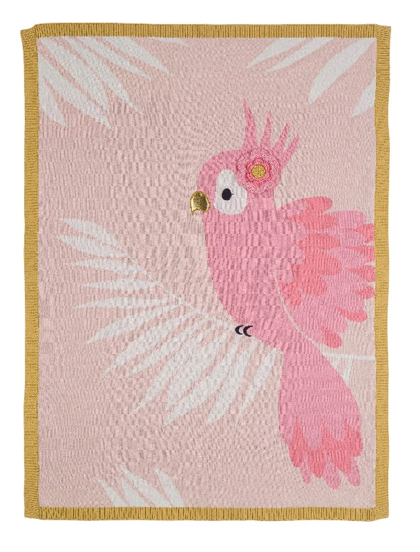 Synthetic fiber blend blankets for a budget - friendly choiceBaby Blanket - Pippa Parrot Synthetic fiber blend blankets for a budget - friendly choiceBaby Blanket - Pippa Parrot