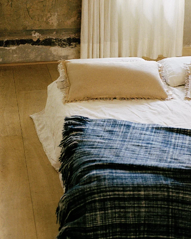 Queen - size blankets for standard - sized bedsHandspun River Blanket