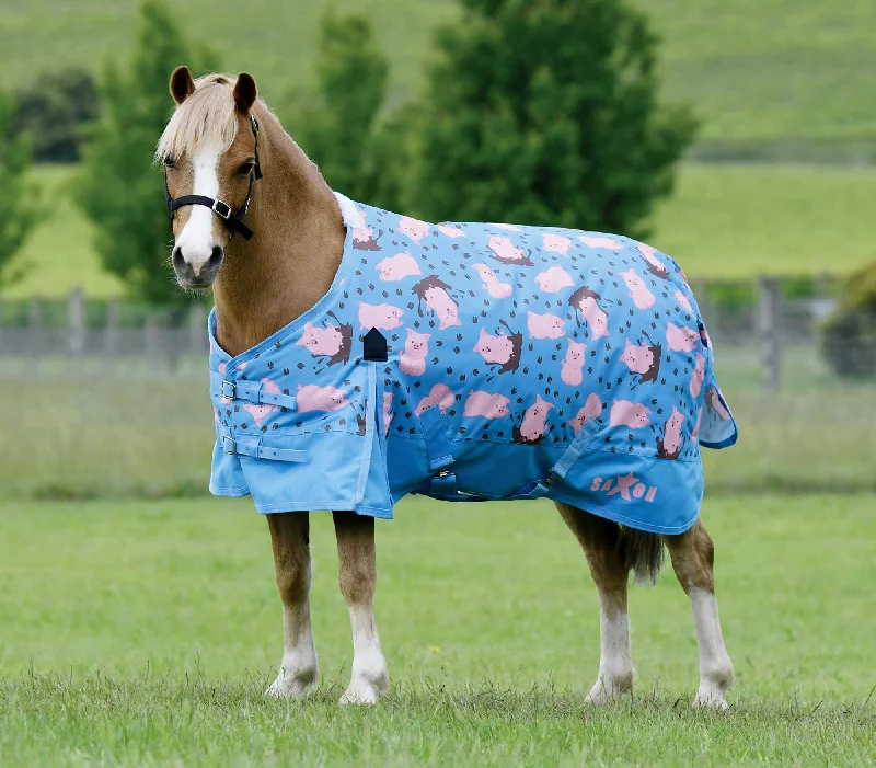 Acrylic blankets for a soft and affordable alternativeSaxon 600D Pony Standard Neck, Medium, Pig Print Acrylic blankets for a soft and affordable alternativeSaxon 600D Pony Standard Neck, Medium, Pig Print