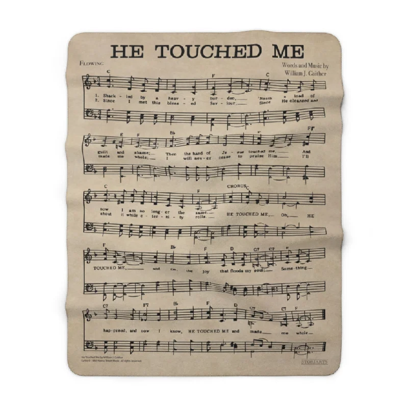 Microfiber blankets that are durable and easy to care forGaither Music Blanket - He Touched Me Microfiber blankets that are durable and easy to care forGaither Music Blanket - He Touched Me