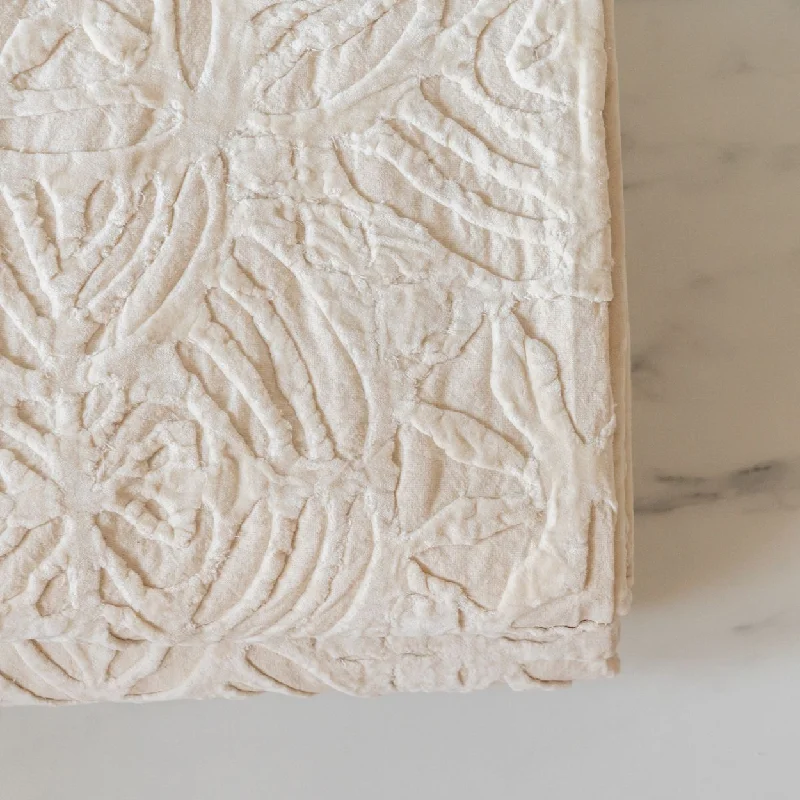 King - size blankets to cover large beds comfortablyStonewashed Cotton Velvet Cutwork Blanket King - size blankets to cover large beds comfortablyStonewashed Cotton Velvet Cutwork Blanket