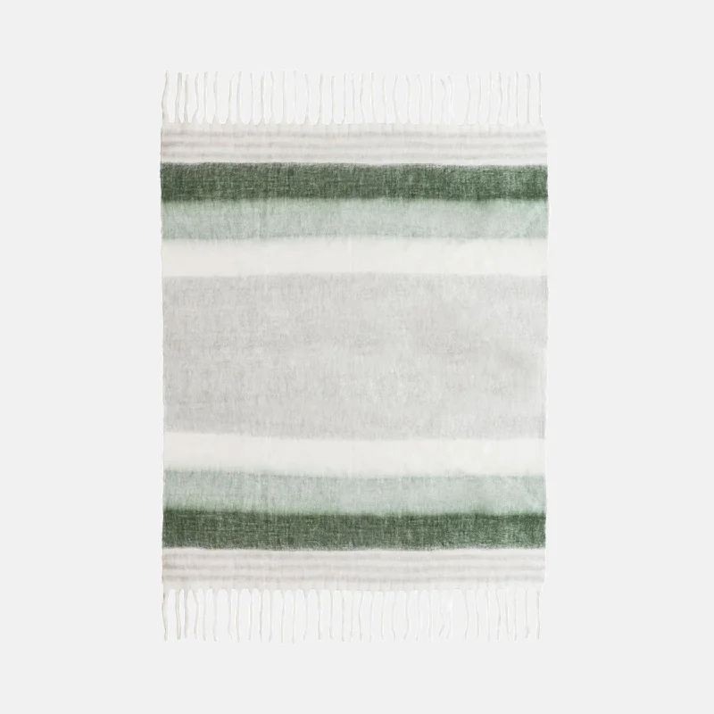 Bamboo fiber blankets with natural antibacterial propertiesStriped Wool Throw Blanket Bamboo fiber blankets with natural antibacterial propertiesStriped Wool Throw Blanket