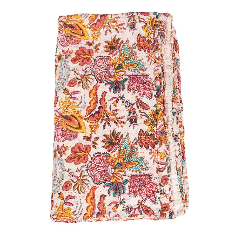 Microfiber blankets that are durable and easy to care forVintage Kantha Indian Handmade Colorful Floral Throw Bedspread (India) Microfiber blankets that are durable and easy to care forVintage Kantha Indian Handmade Colorful Floral Throw Bedspread (India)