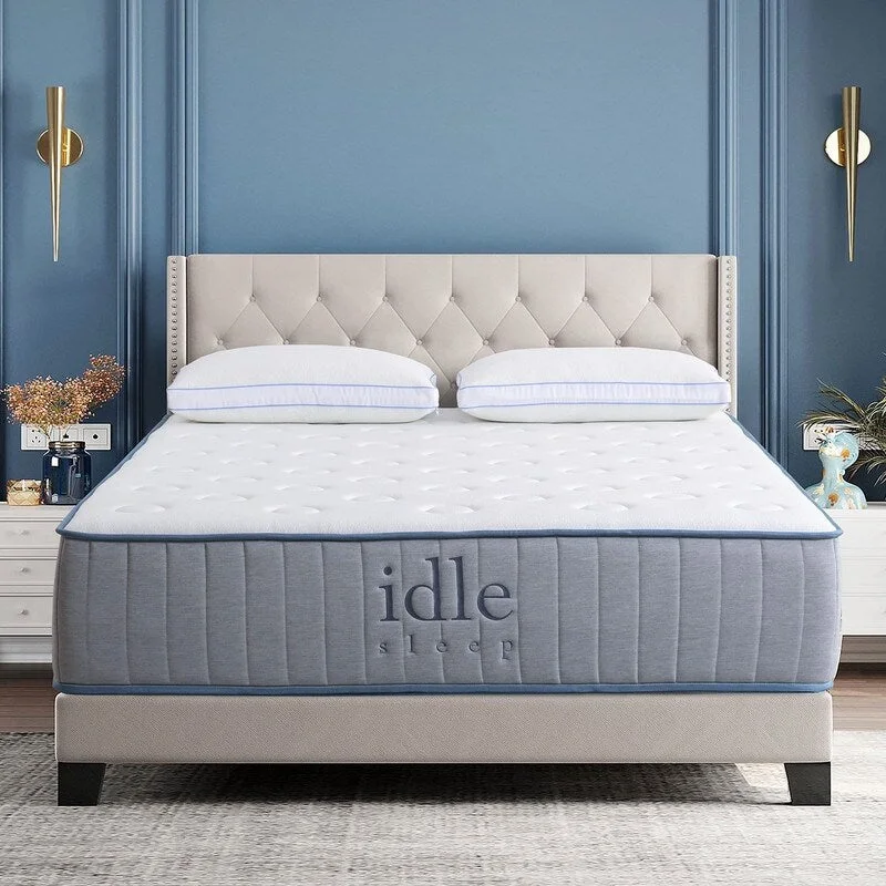 Natural latex and organic cotton blend mattresses14 Inch Cool Touch Comfort Hybrid Mattress Two-sided Medium Firm Cover Natural latex and organic cotton blend mattresses14 Inch Cool Touch Comfort Hybrid Mattress Two-sided Medium Firm Cover