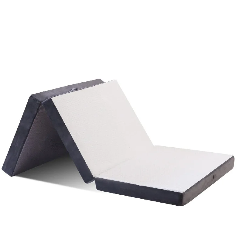 Bamboo - charcoal infused mattresses for odor absorption6.0 Inch Folding Mattress Single Camping Mattress with Super Soft Removable Bamboo Cover, Folding Bed Twin Mattress Bamboo - charcoal infused mattresses for odor absorption6.0 Inch Folding Mattress Single Camping Mattress with Super Soft Removable Bamboo Cover, Folding Bed Twin Mattress