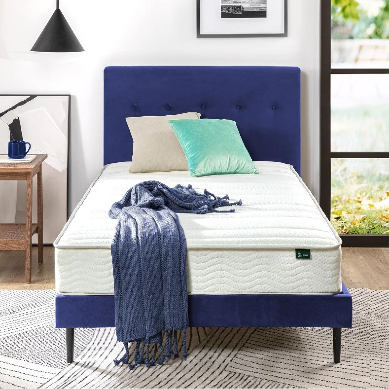 Wool - filled mattresses for natural insulation and moisture - wicking8 Inch Foam and Spring Mattress / CertiPUR-US Certified Foams / Mattress-in-a-Box, White Wool - filled mattresses for natural insulation and moisture - wicking8 Inch Foam and Spring Mattress / CertiPUR-US Certified Foams / Mattress-in-a-Box, White
