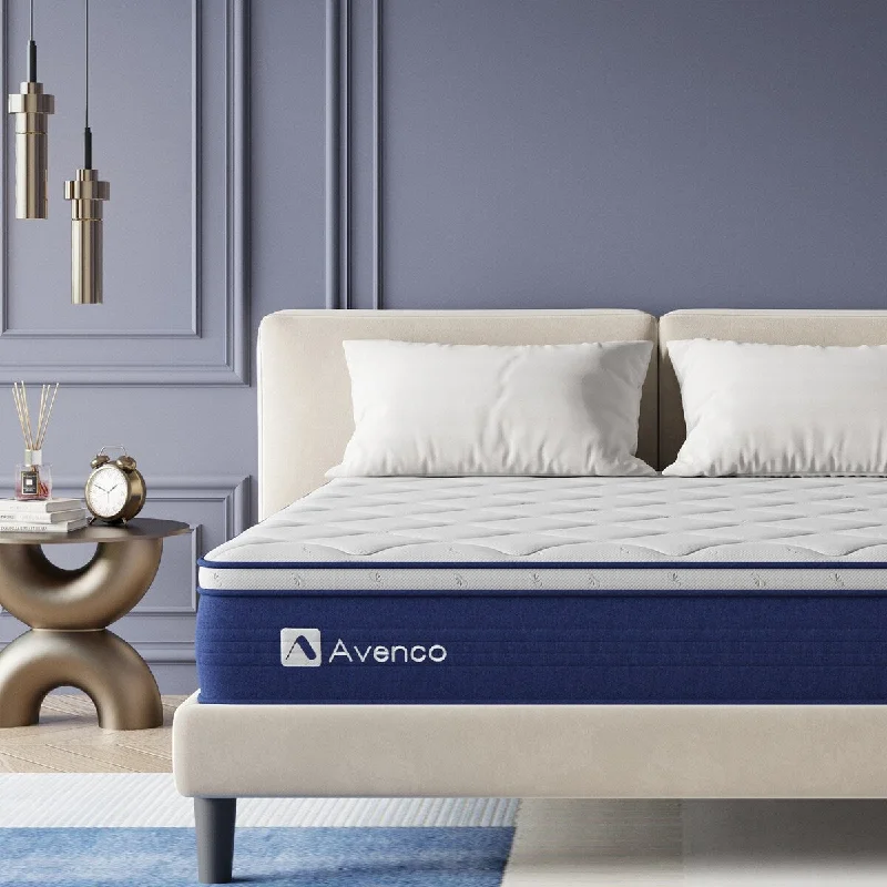 Memory foam mattresses for pressure relief and contouringAvenco 10" Adult Supportive Pocketed Coils Memory Foam Hybrid Mattress Memory foam mattresses for pressure relief and contouringAvenco 10" Adult Supportive Pocketed Coils Memory Foam Hybrid Mattress